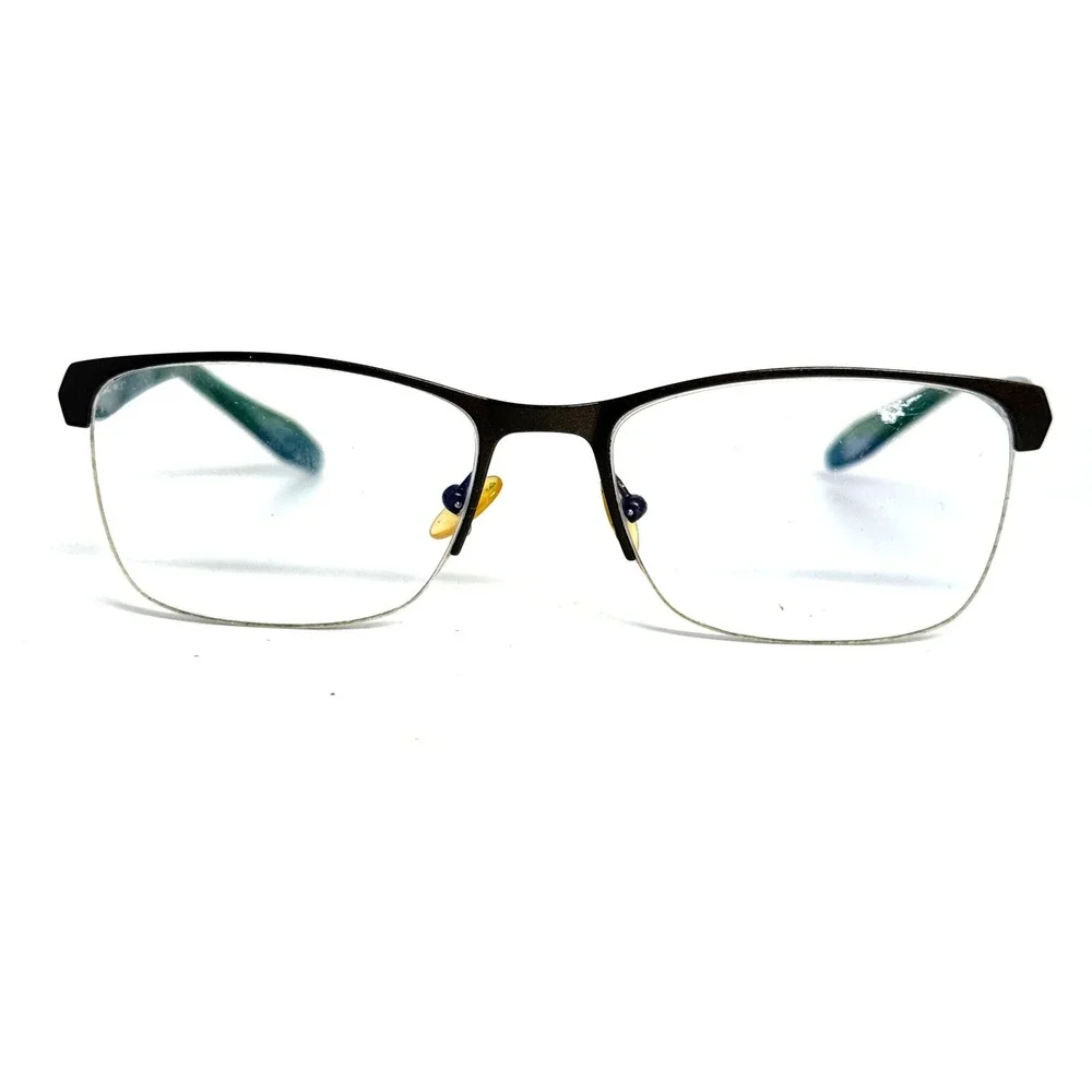 Morel Koali 7494K Women Eyeglasses Brown Teal Half Rim Frame‎ 53-17-135 France